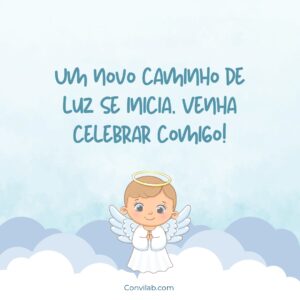 frases para convite de batizado